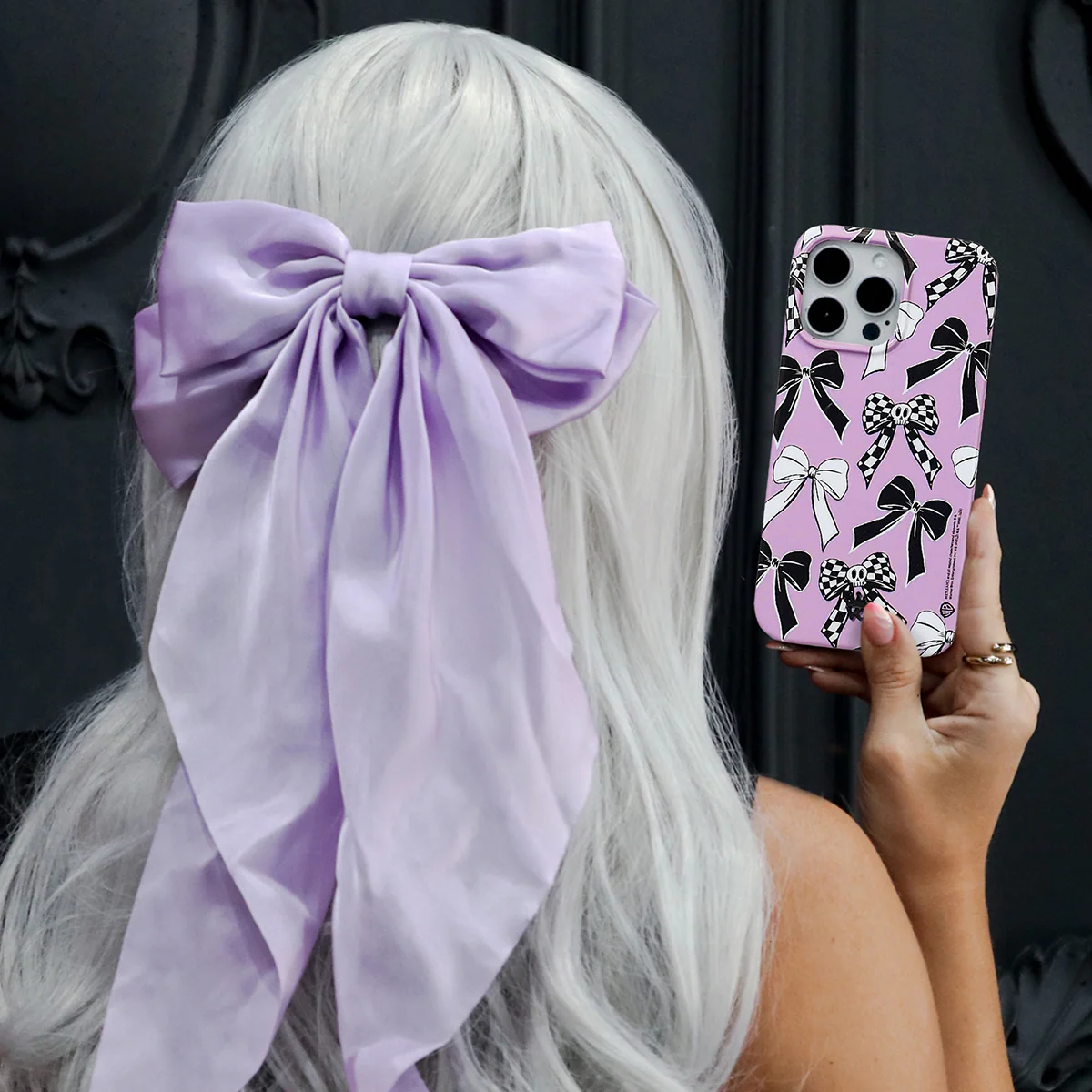 Beetlejuice Bows iPhone Case - Image 8