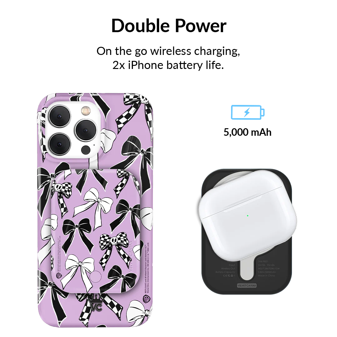 Beetlejuice Bows MagSafe Battery Power Pack - Image 3