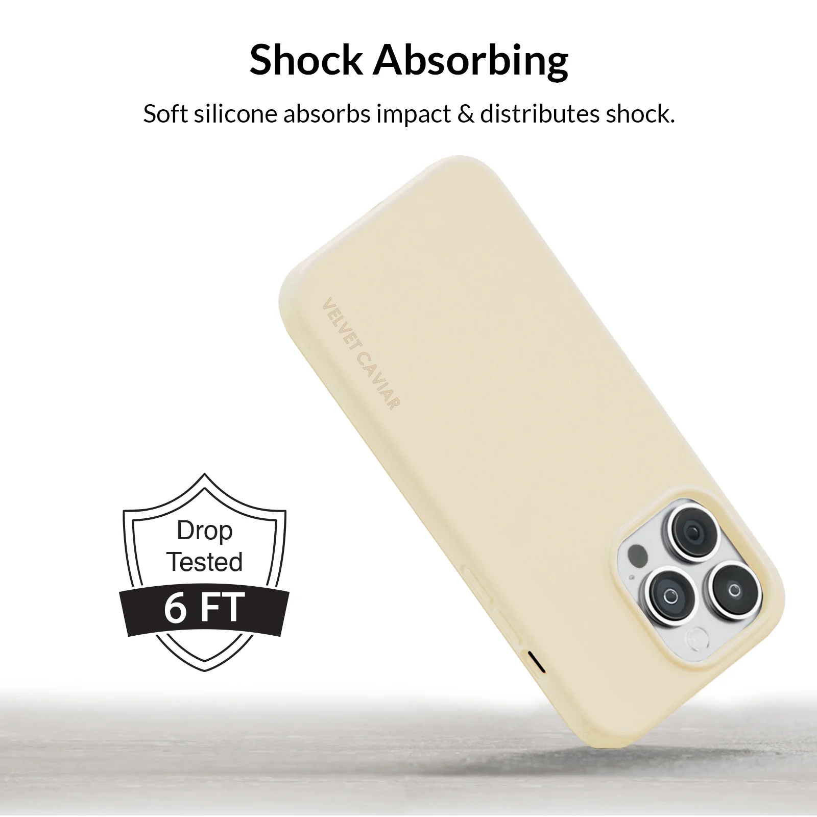 Beige Silicone iPhone Case - Image 101