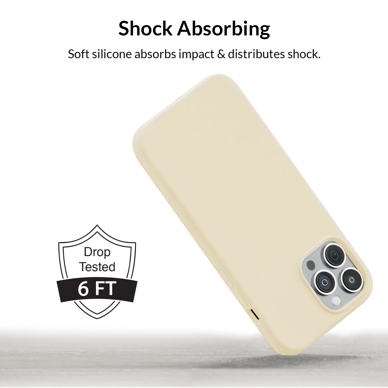 Beige Silicone iPhone Case - Image 13