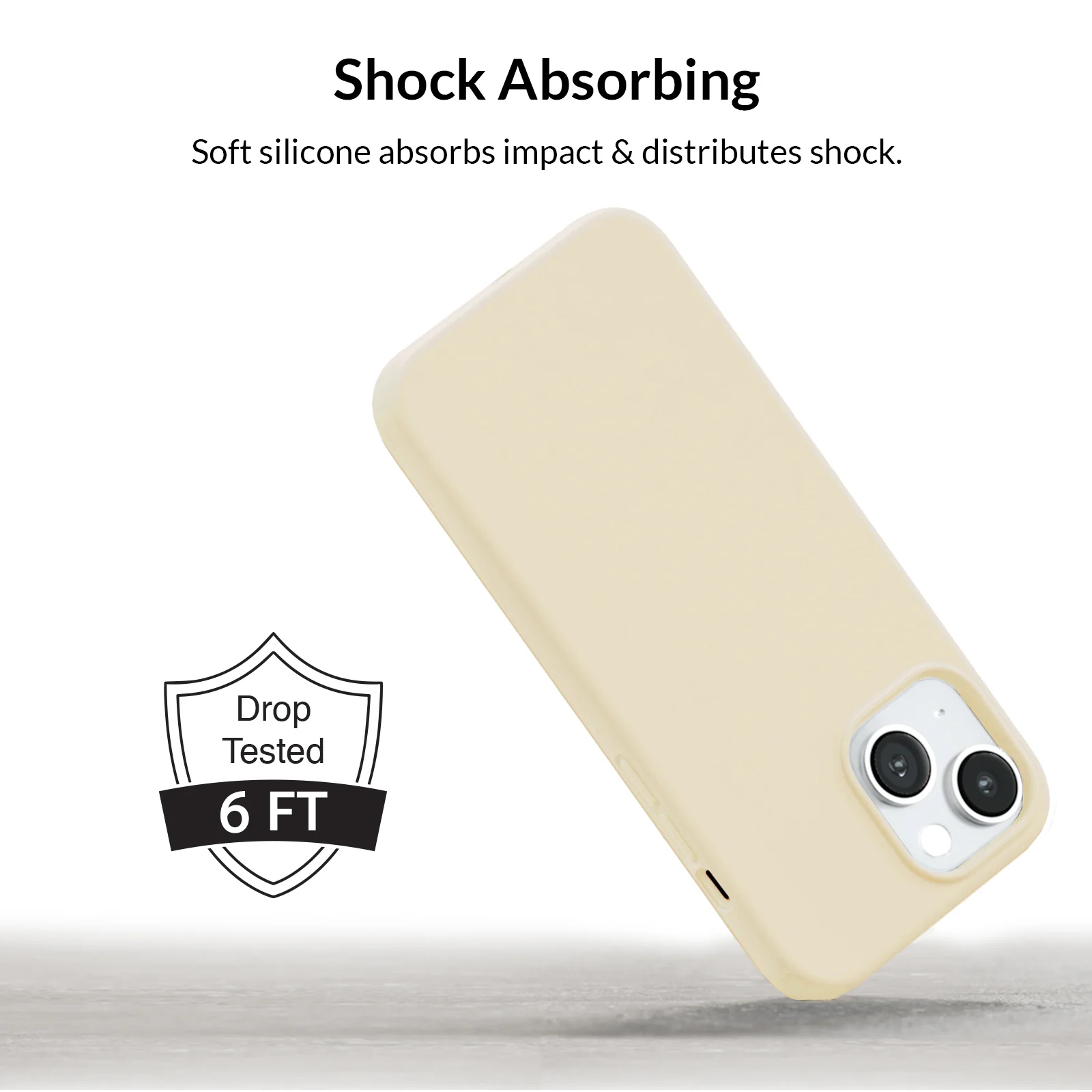 Beige Silicone iPhone Case - Image 34