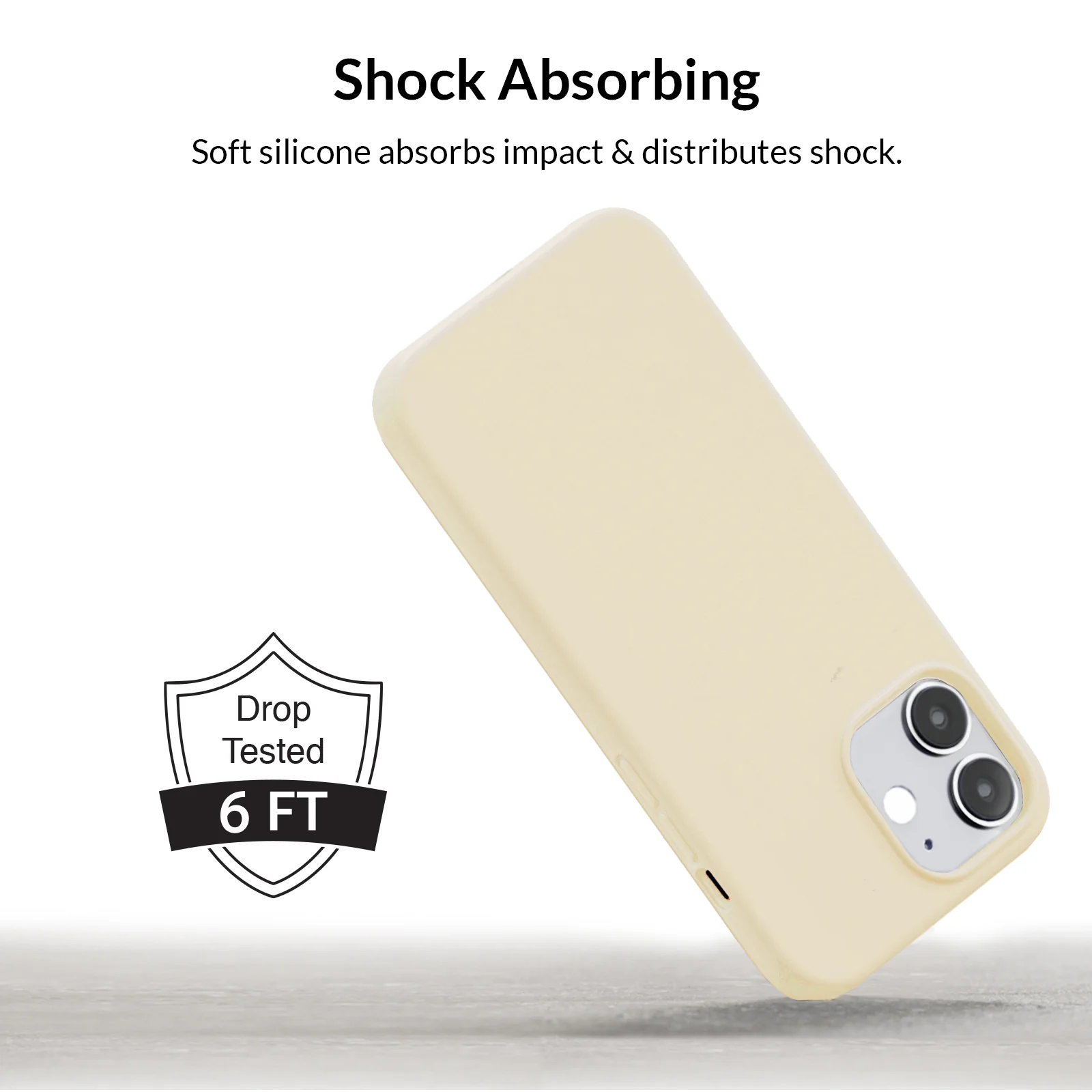 Beige Silicone iPhone Case - Image 61