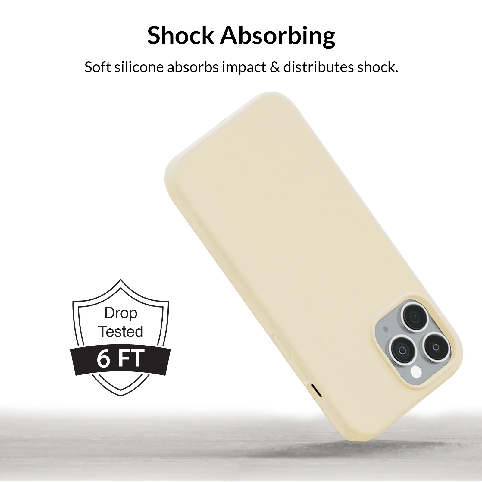 Beige Silicone iPhone Case - Image 73