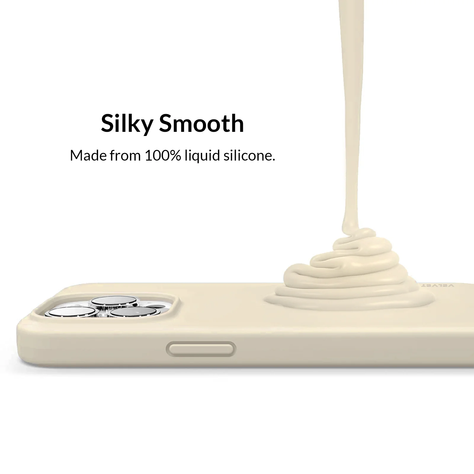 Beige Silicone iPhone Case - Image 98