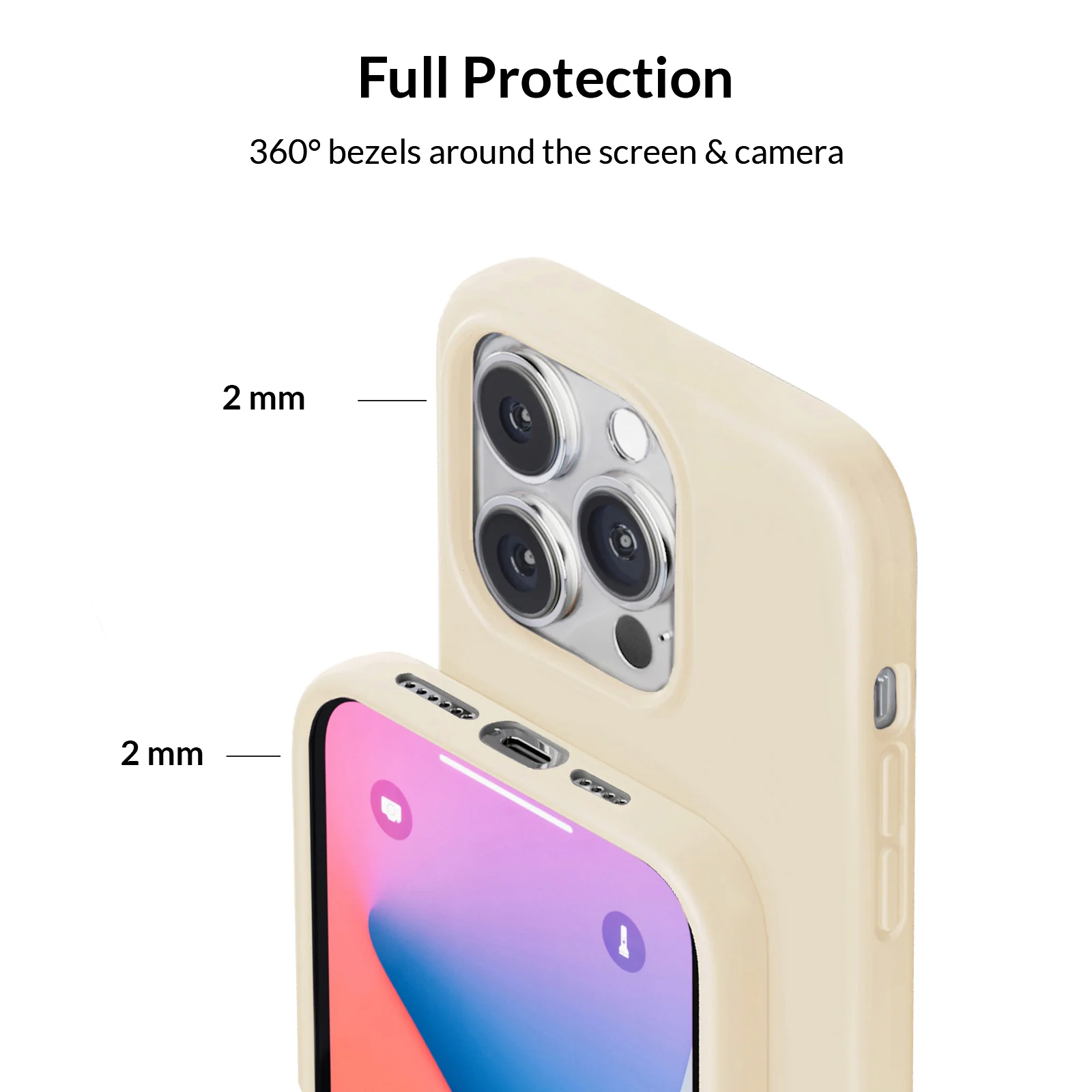 Beige Silicone iPhone Case - Image 99