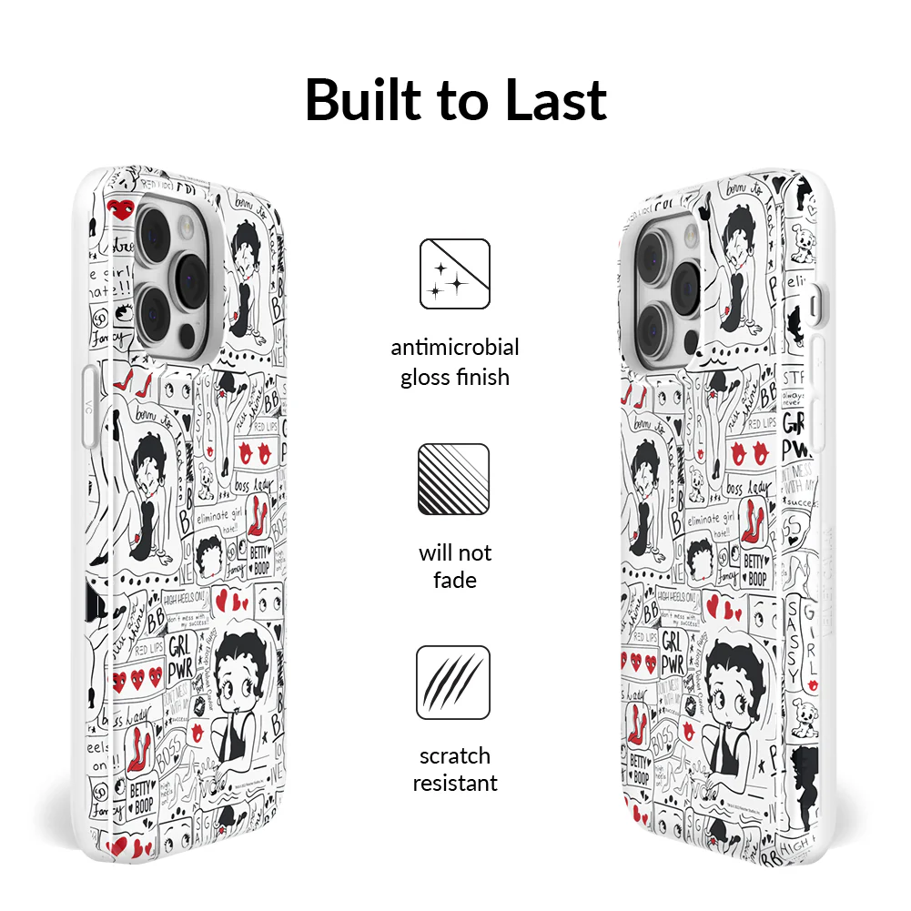 Betty Boop Girl Power iPhone Case - Image 17