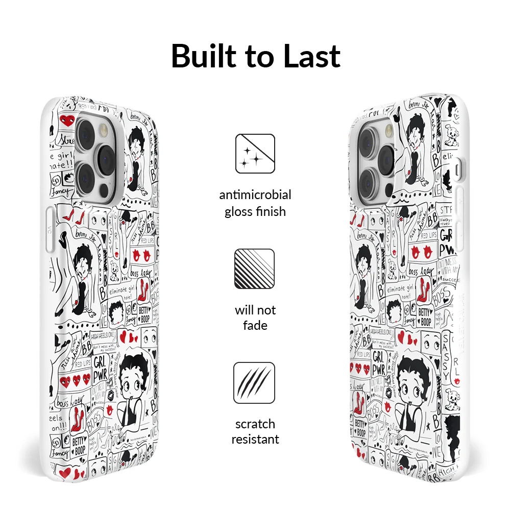 Betty Boop Girl Power iPhone Case - Image 41