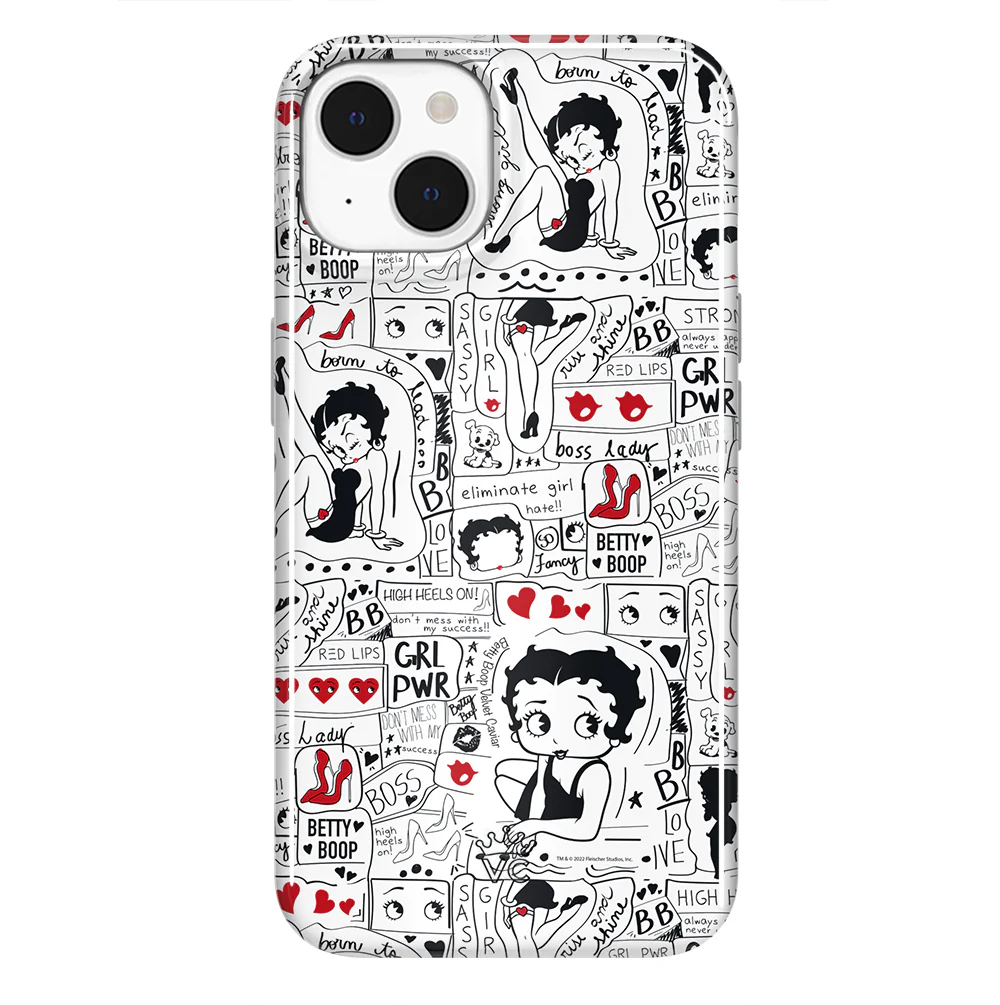 Betty Boop Girl Power iPhone Case - Image 7