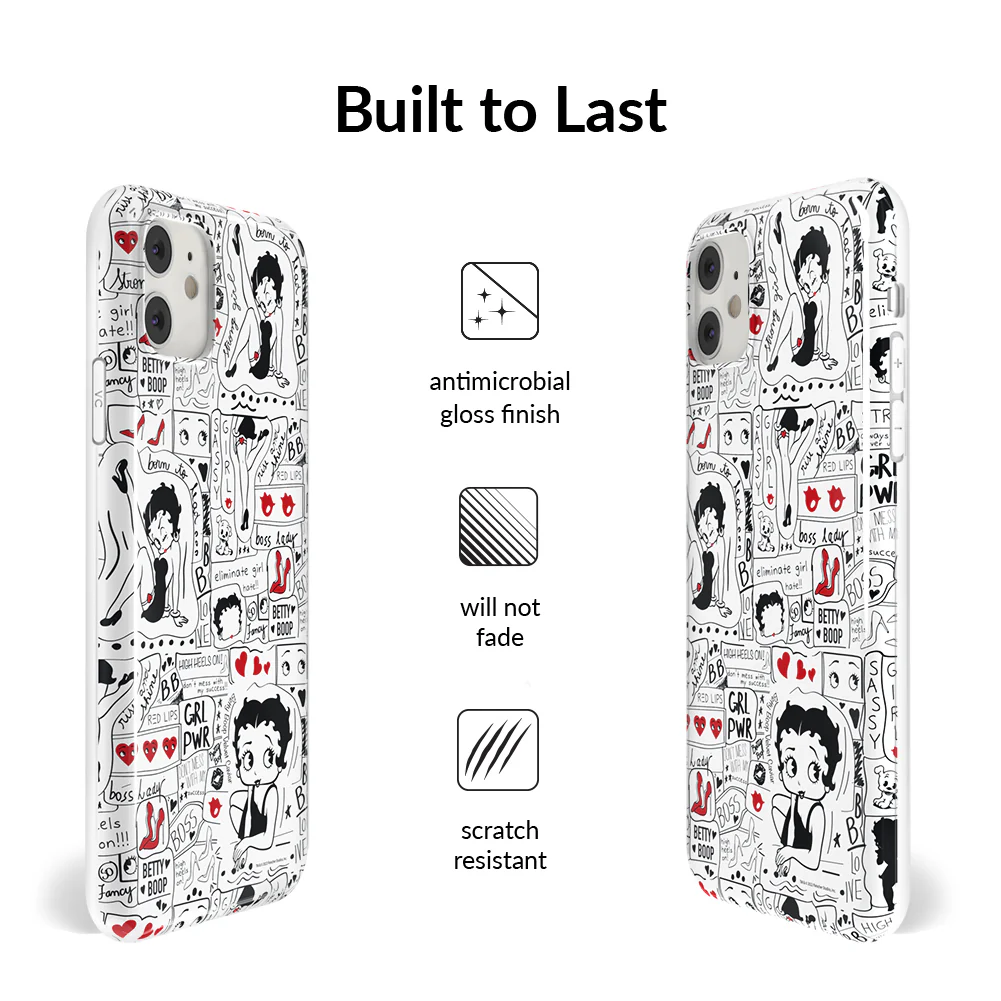 Betty Boop Girl Power iPhone Case - Image 77