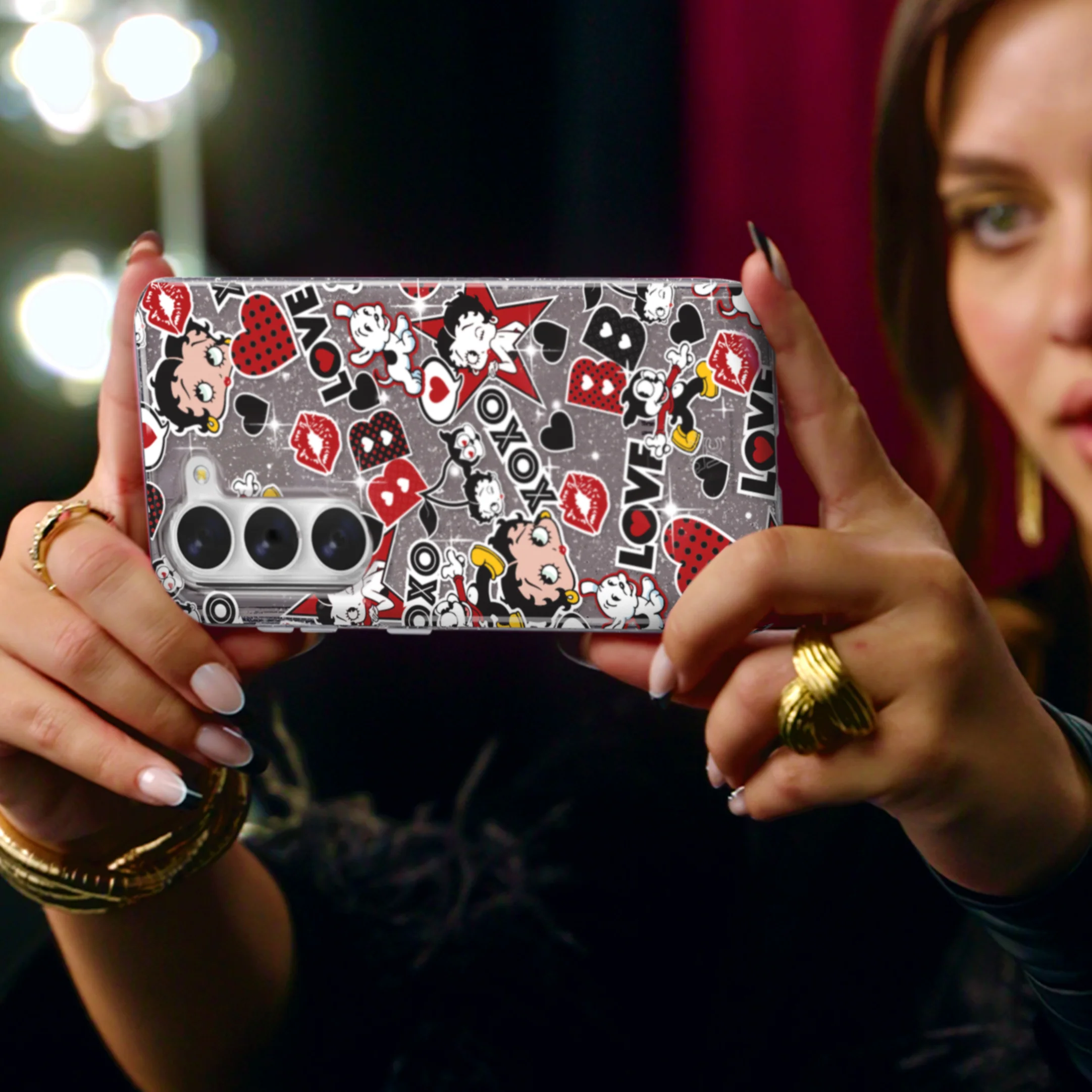 Betty Boop Sassy Glitter Samsung Case - Image 44