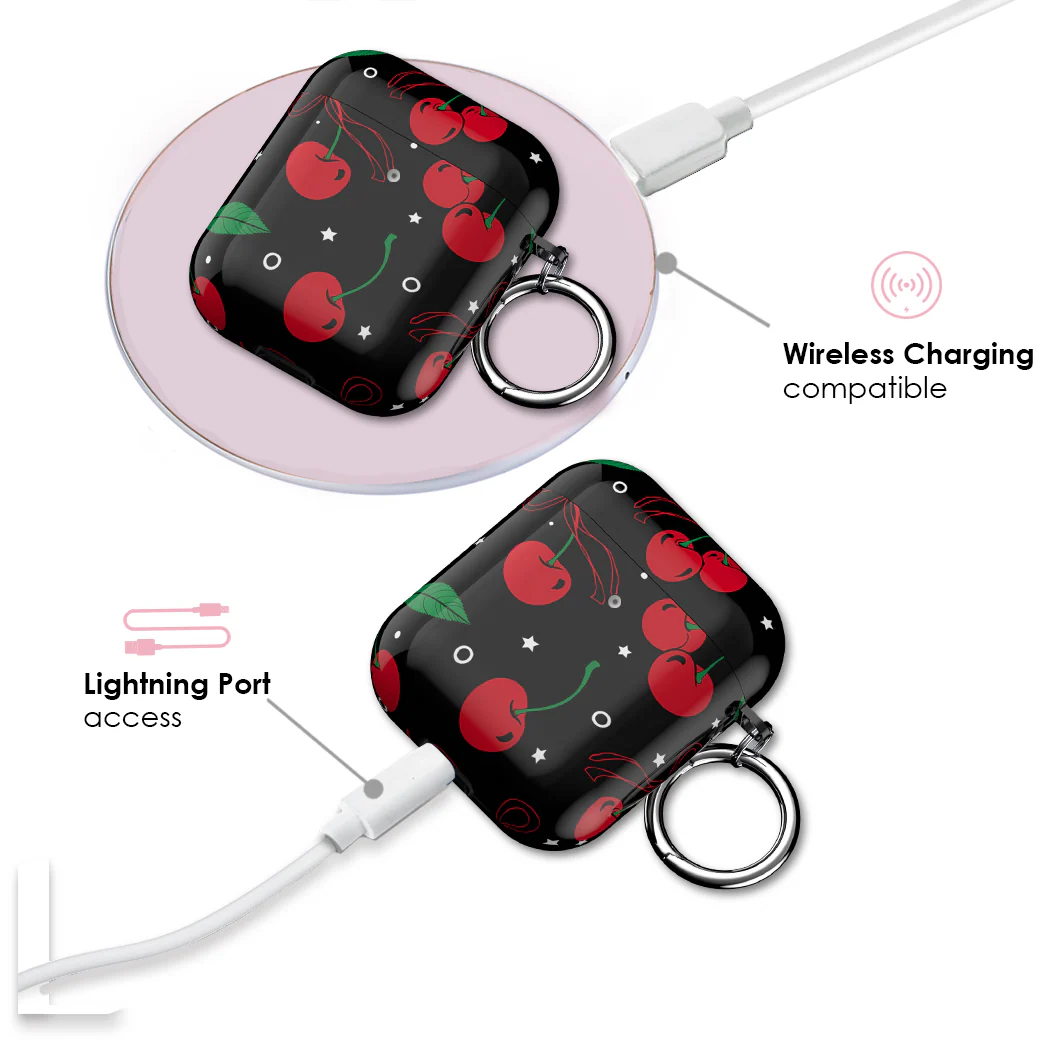 Cherry On Top AirPod Case - Image 4