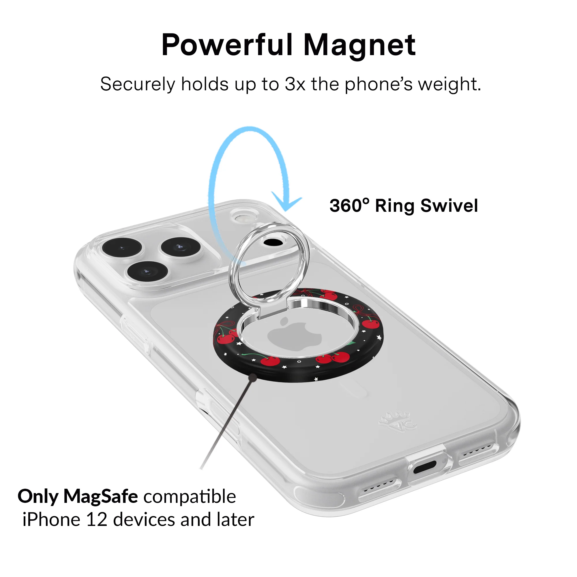 Cherry On Top MagSafe Grip Ring - Image 2