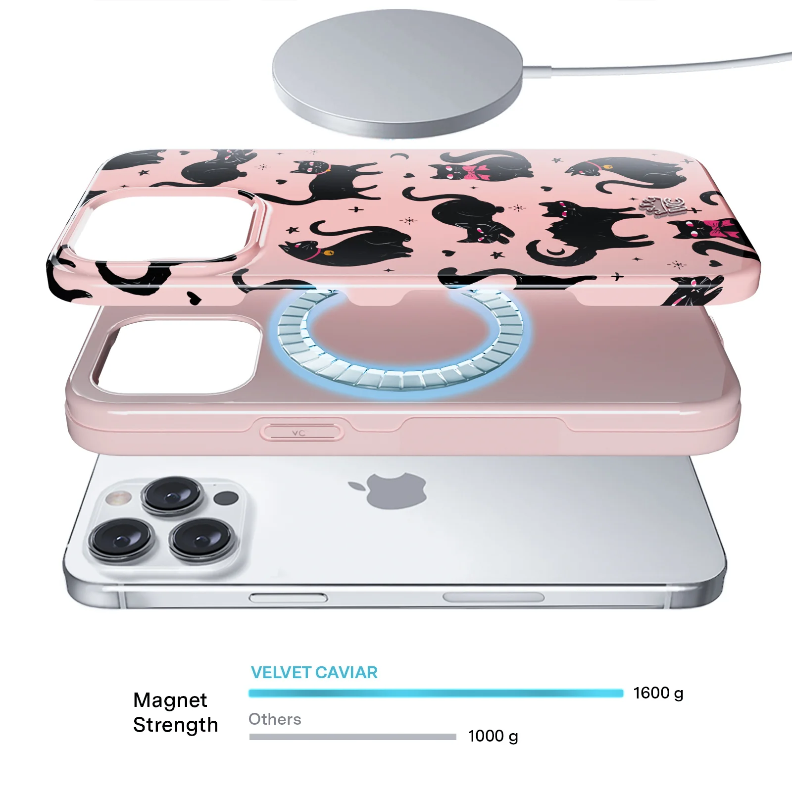 Lucky Kittens iPhone Case - Image 4
