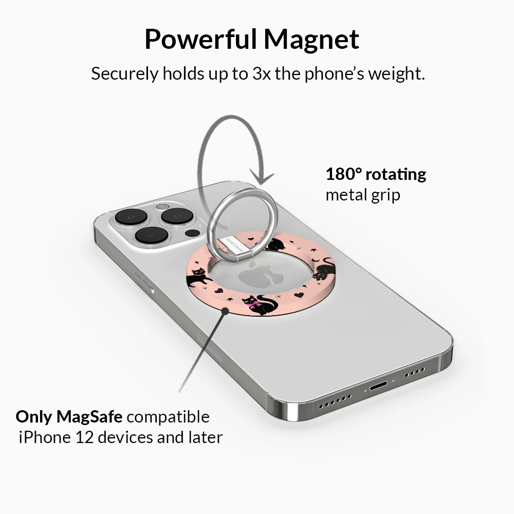 Lucky Kittens MagSafe Grip Ring - Image 3