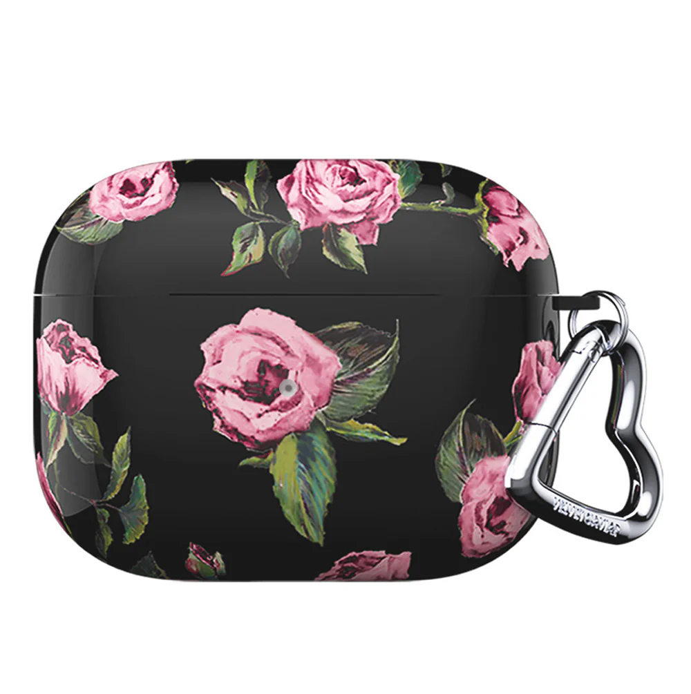 Pink Rose Floral AirPod Case - Image 11