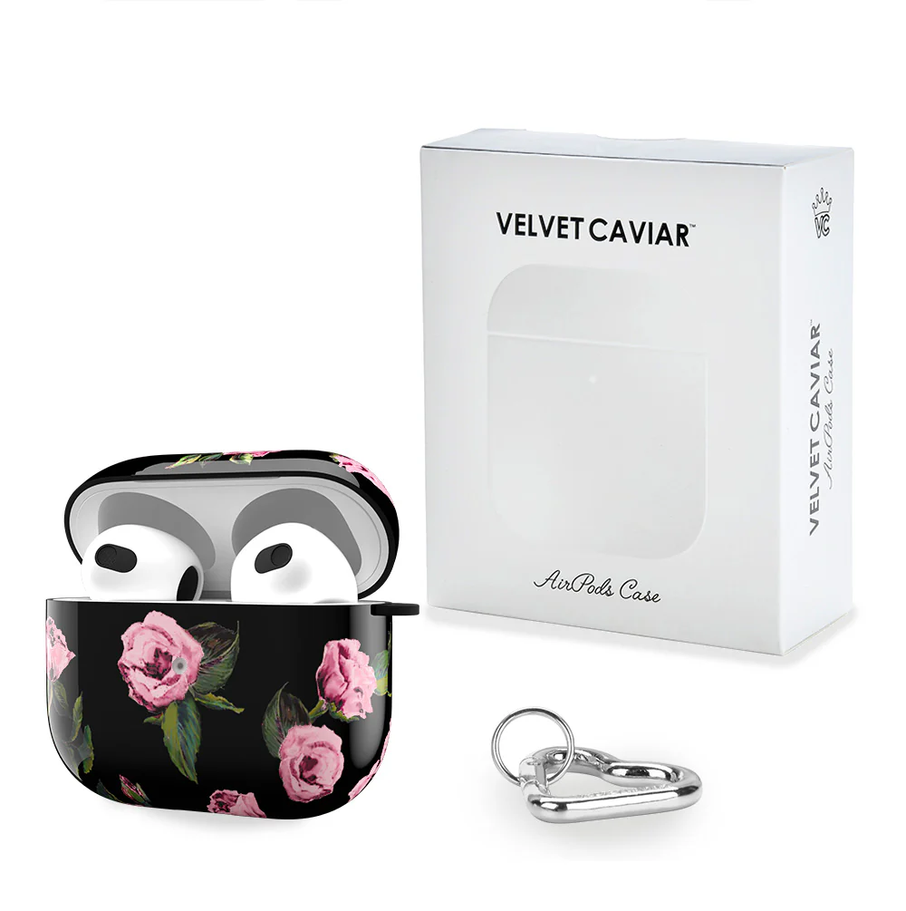 Pink Rose Floral AirPod Case - Image 15
