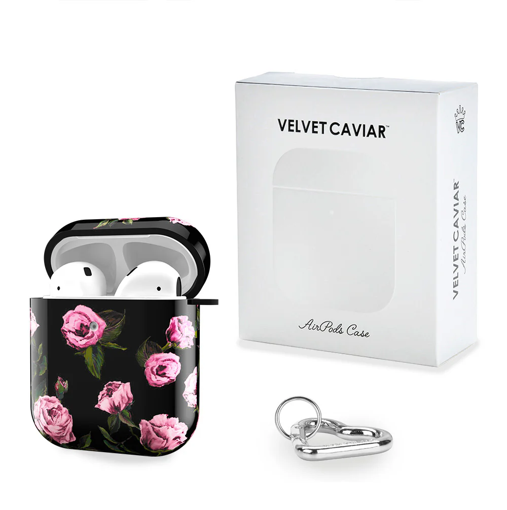 Pink Rose Floral AirPod Case - Image 5
