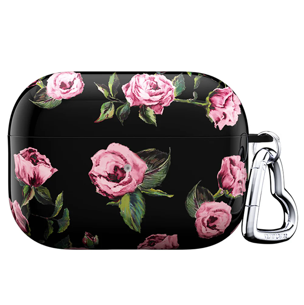 Pink Rose Floral AirPod Case - Image 6