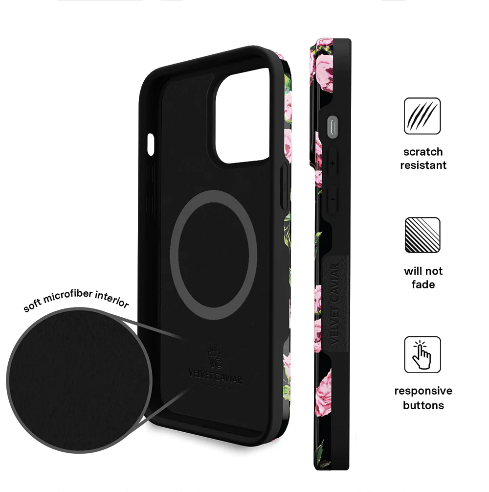 Pink Rose Floral iPhone Case - Image 33