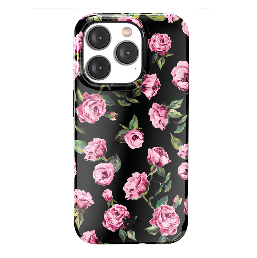 Pink Rose Floral iPhone Case - Image 4
