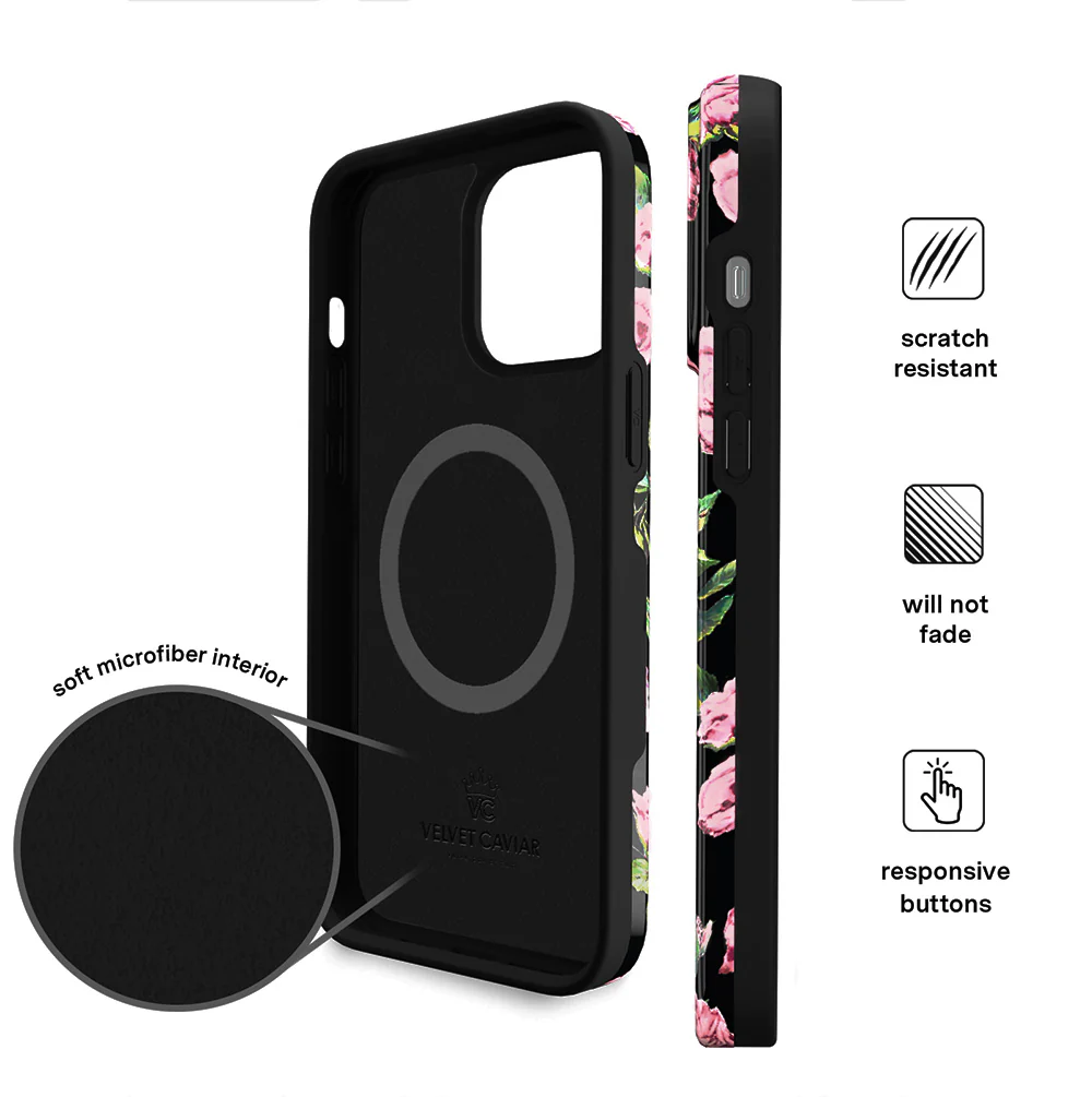 Pink Rose Floral iPhone Case - Image 45