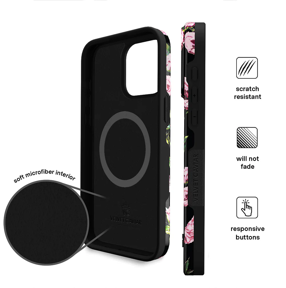 Pink Rose Floral iPhone Case - Image 6