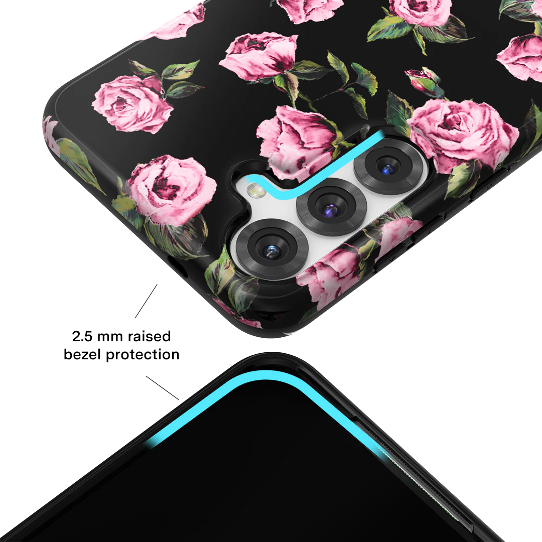 Pink Rose Floral Samsung Case - Image 18