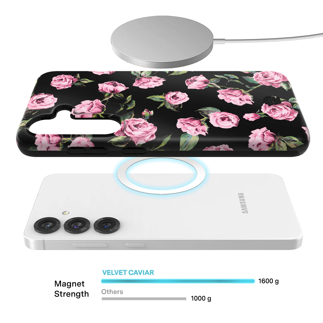 Pink Rose Floral Samsung Case - Image 19
