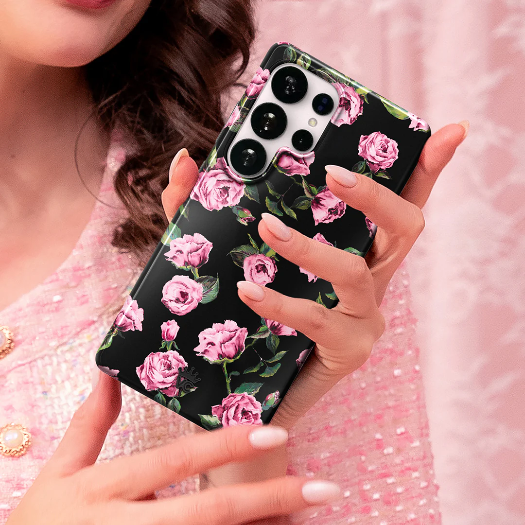 Pink Rose Floral Samsung Case - Image 23