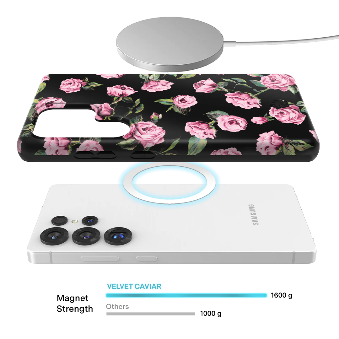 Pink Rose Floral Samsung Case - Image 25