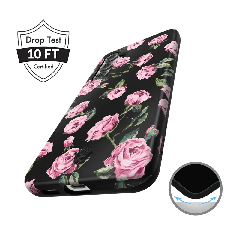 Pink Rose Floral Samsung Case - Image 32