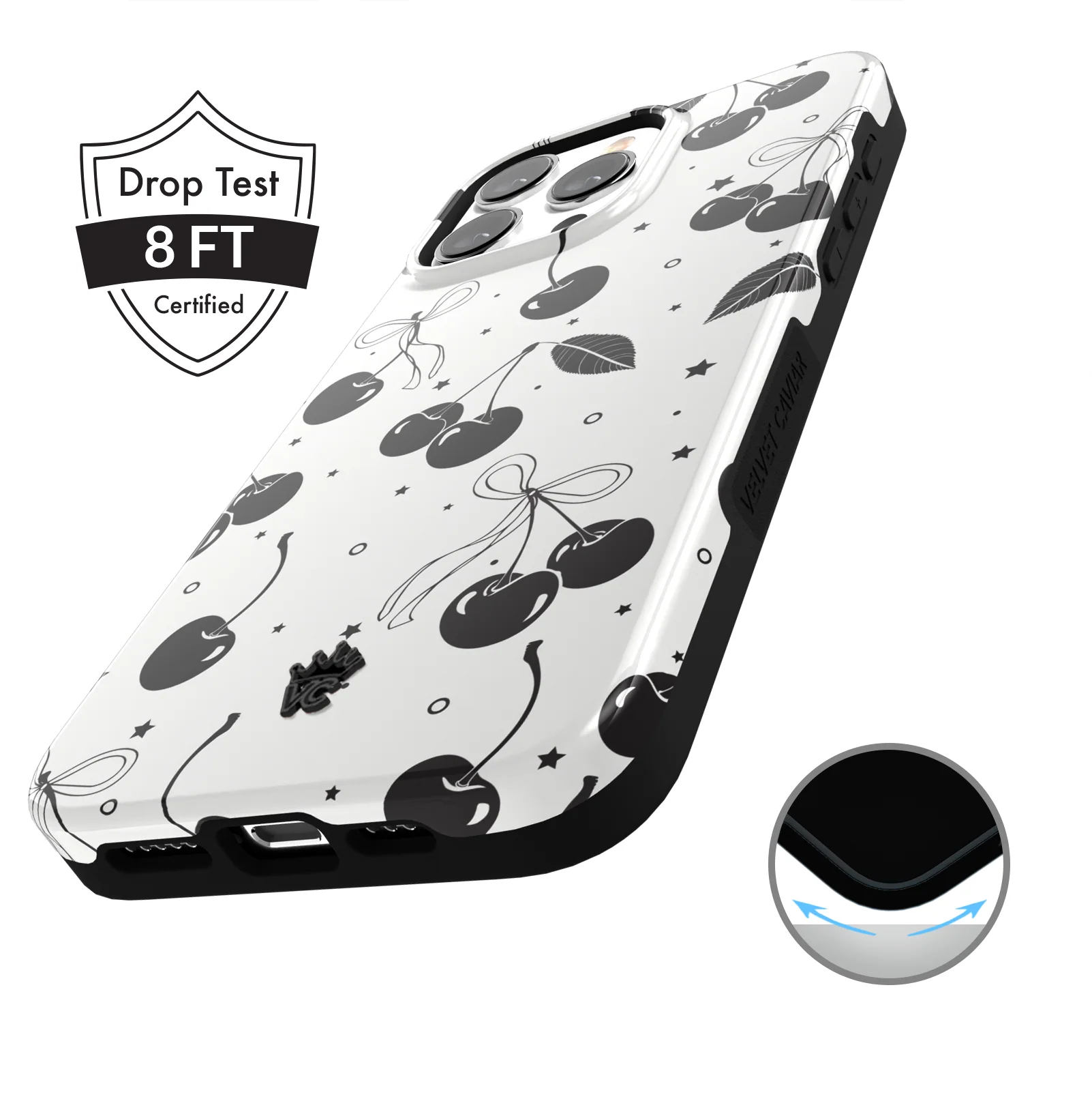 Cherry Noir iPhone Case - Image 11