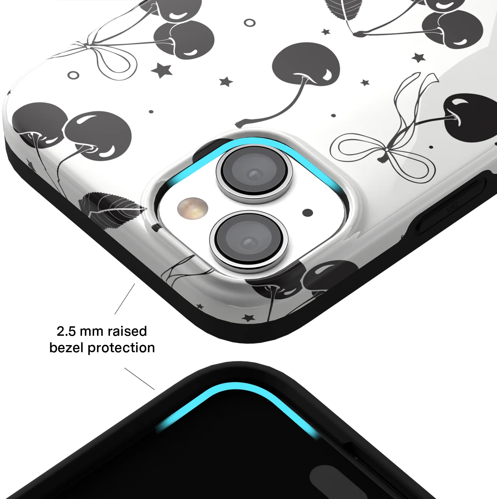 Cherry Noir iPhone Case - Image 15
