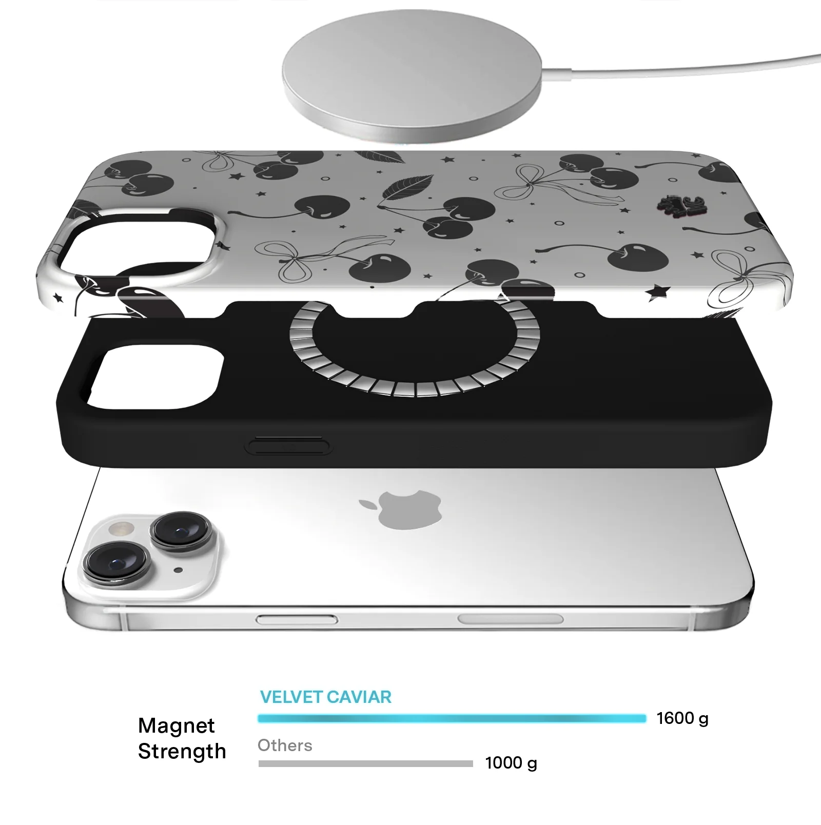 Cherry Noir iPhone Case - Image 16