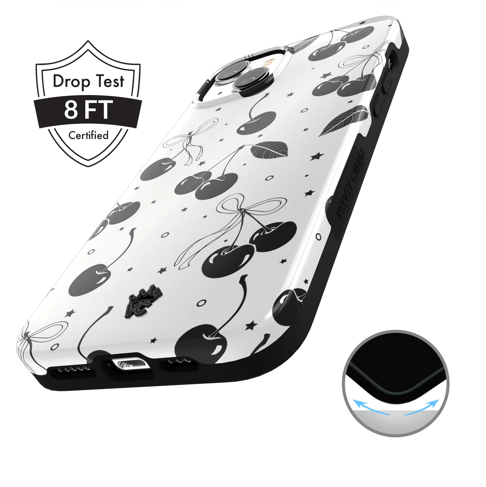 Cherry Noir iPhone Case - Image 23