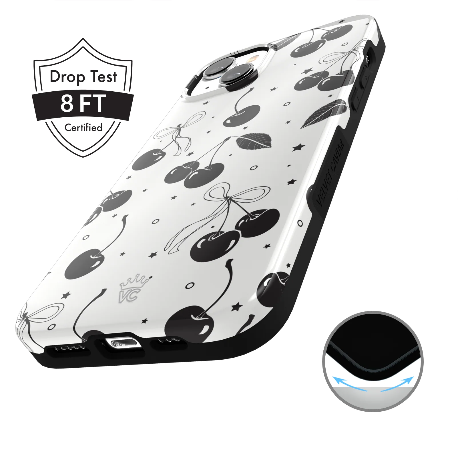 Cherry Noir iPhone Case - Image 29