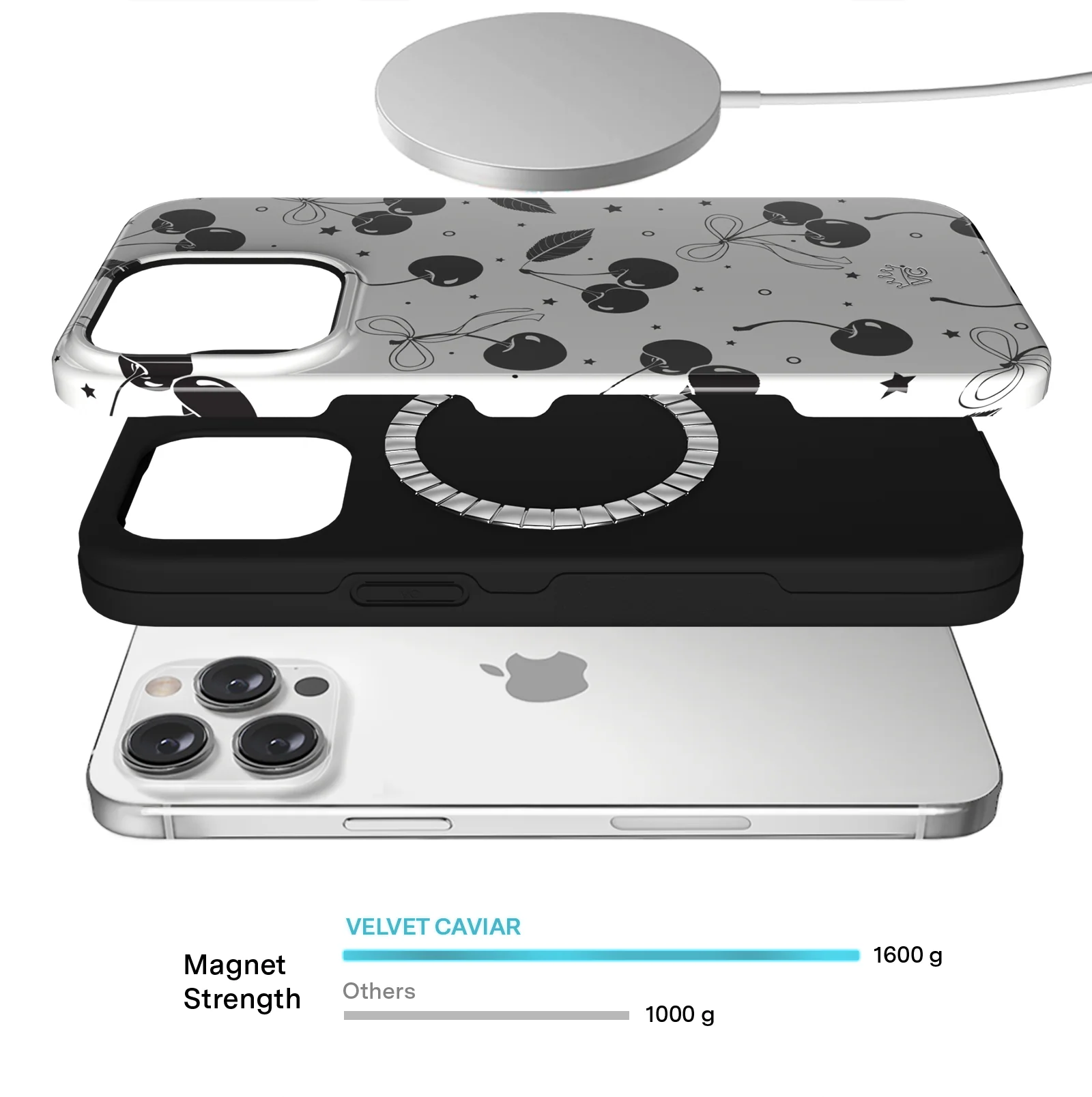 Cherry Noir iPhone Case - Image 70