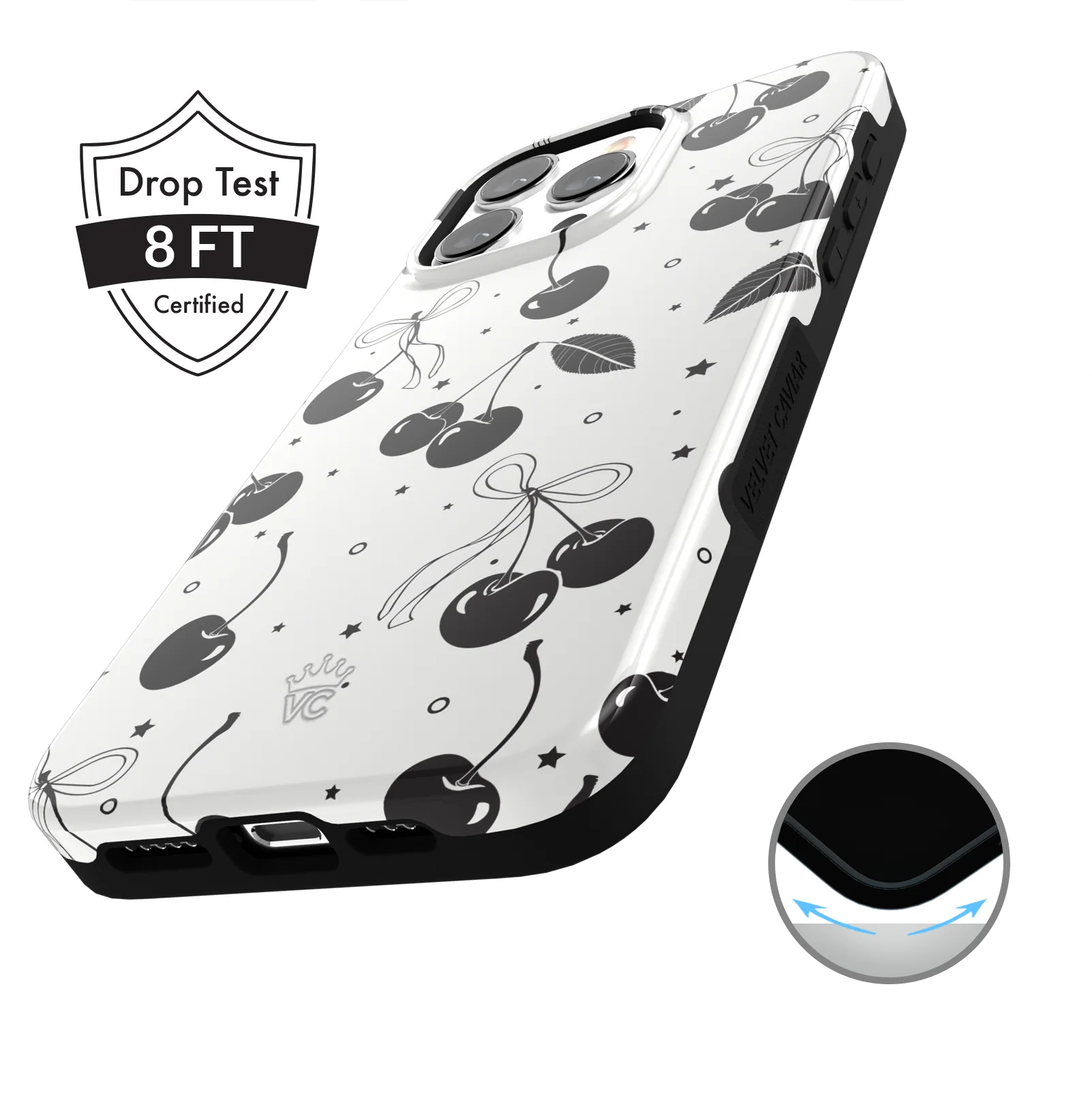 Cherry Noir iPhone Case - Image 71