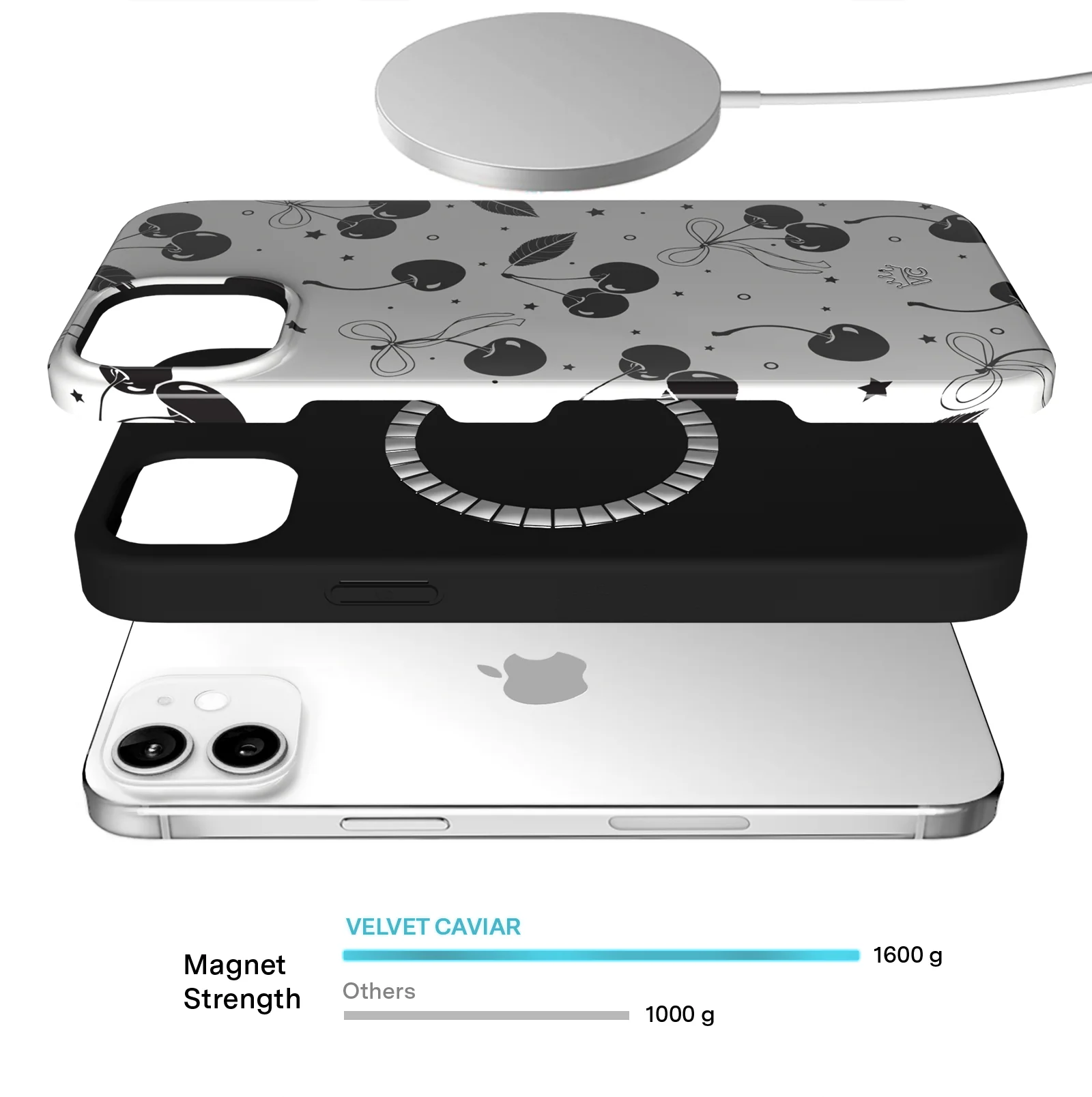 Cherry Noir iPhone Case - Image 82
