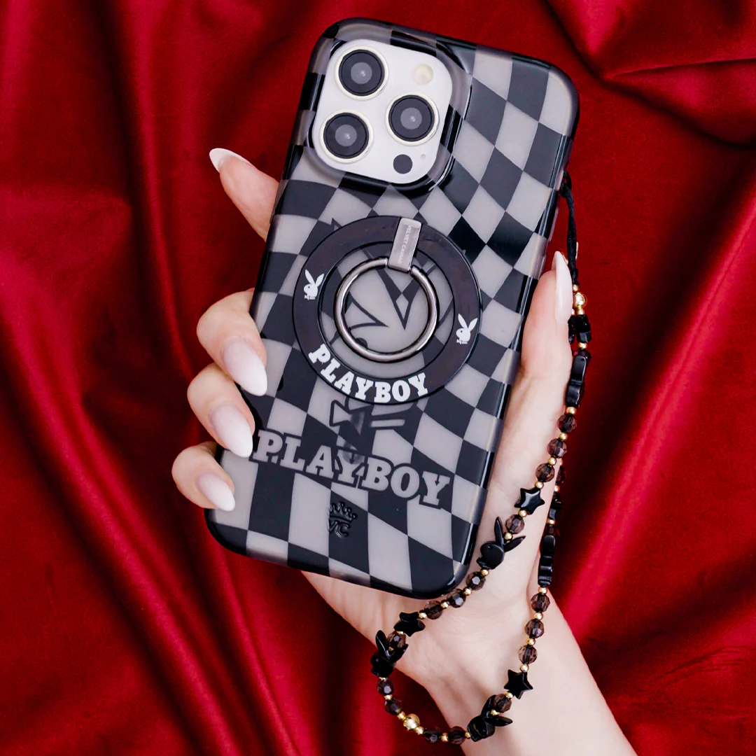 Playboy Black Bunny Phone Charm - Image 2