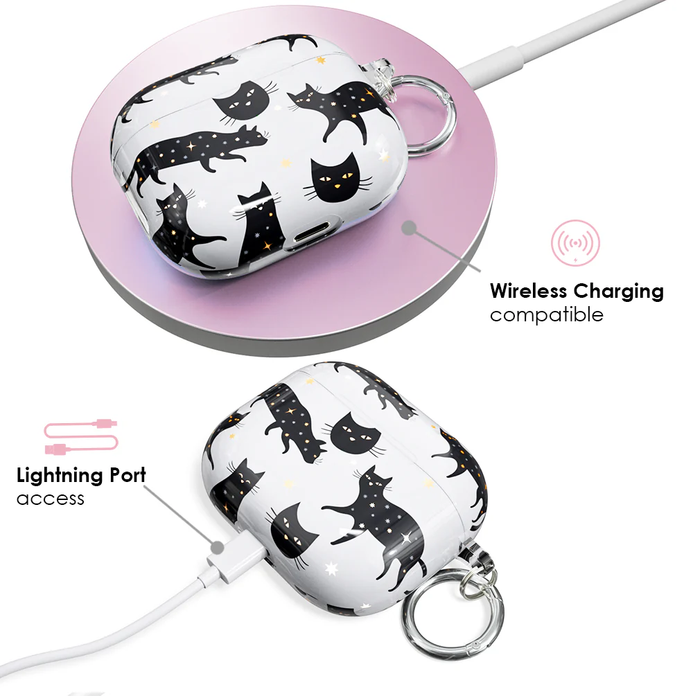 Black Cat AirPods Case - Image 11