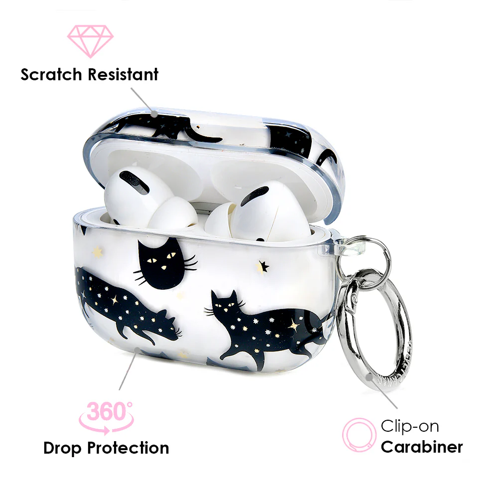 Black Cat AirPods Case - Image 6