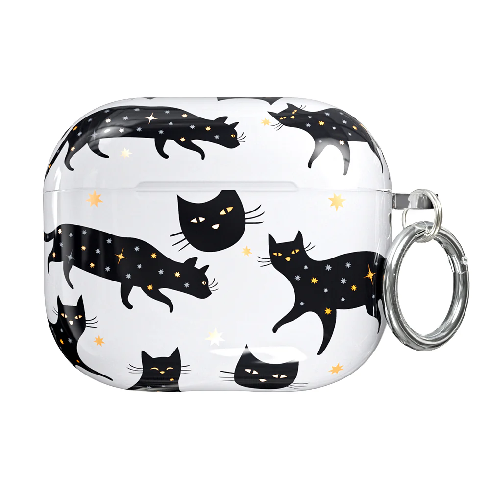 Black Cat AirPods Case - Image 9