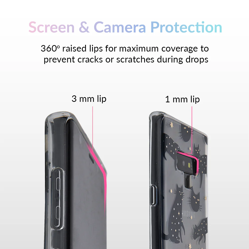 Black Cat Clear Samsung Galaxy Case - Image 16