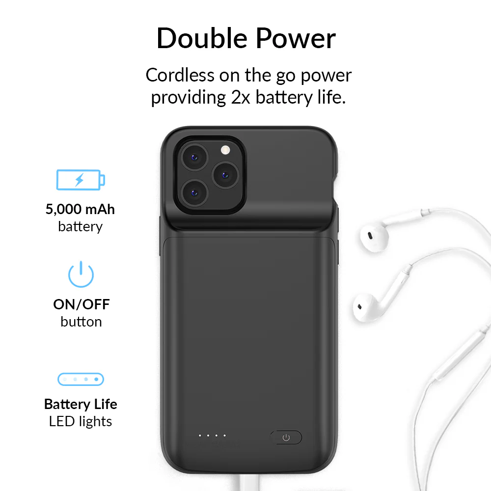 Black iPhone Charging Case - Image 26