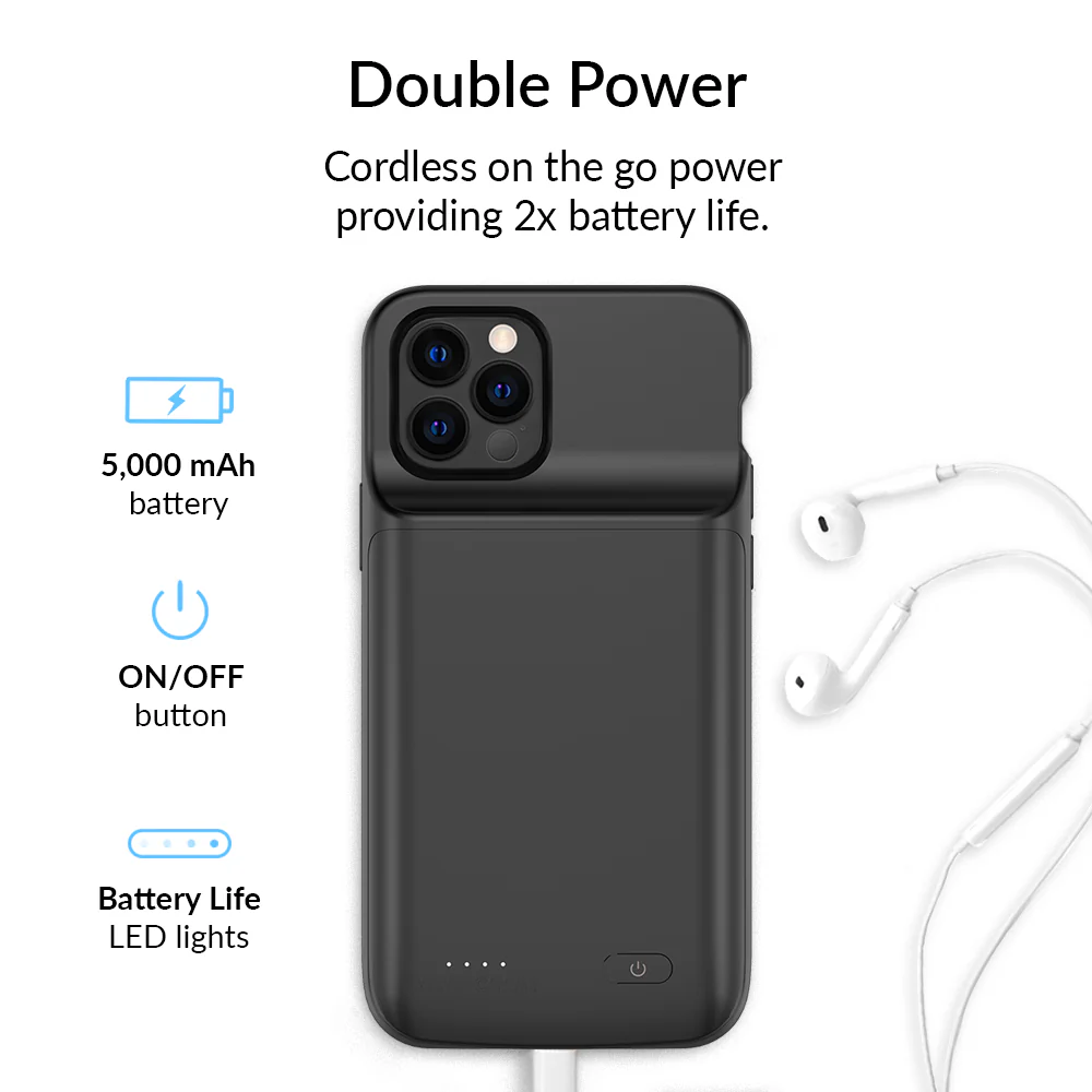 Black iPhone Charging Case - Image 50