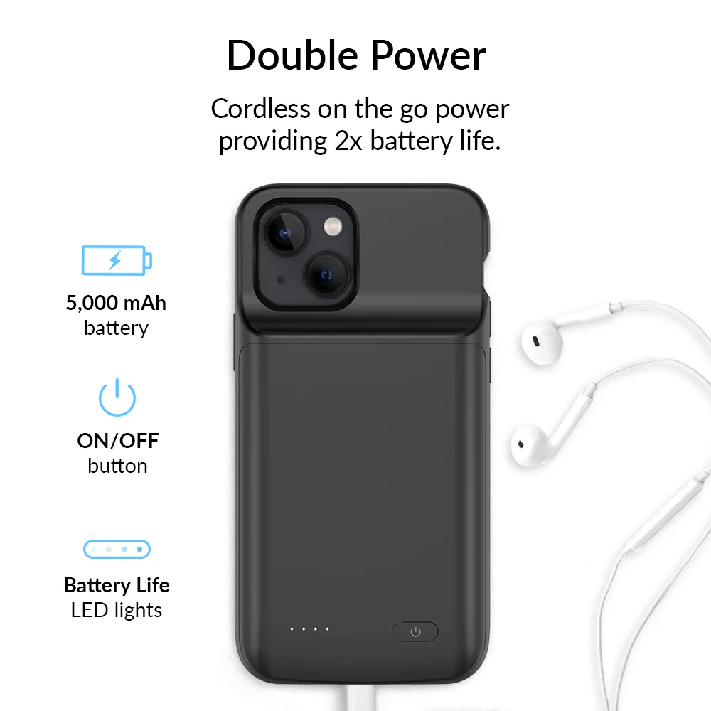 Black iPhone Charging Case - Image 68