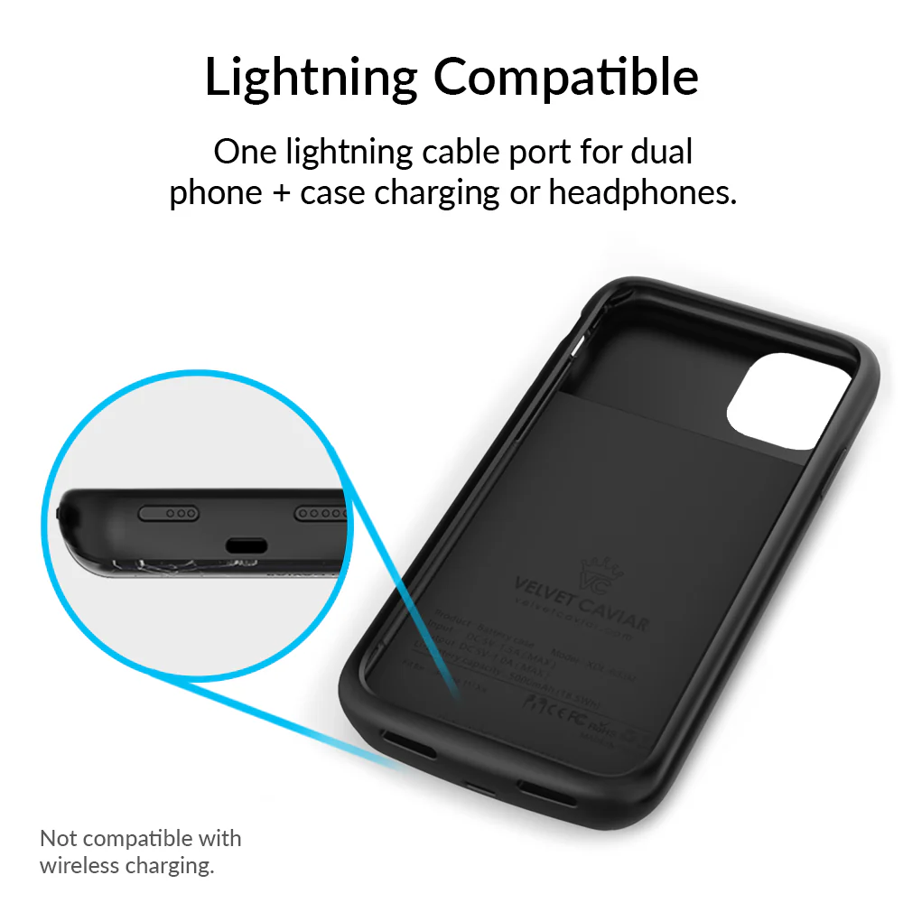 Black iPhone Charging Case - Image 7