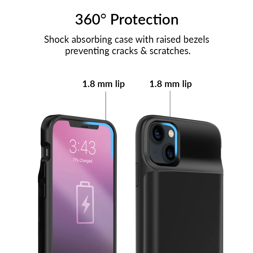 Black iPhone Charging Case - Image 70