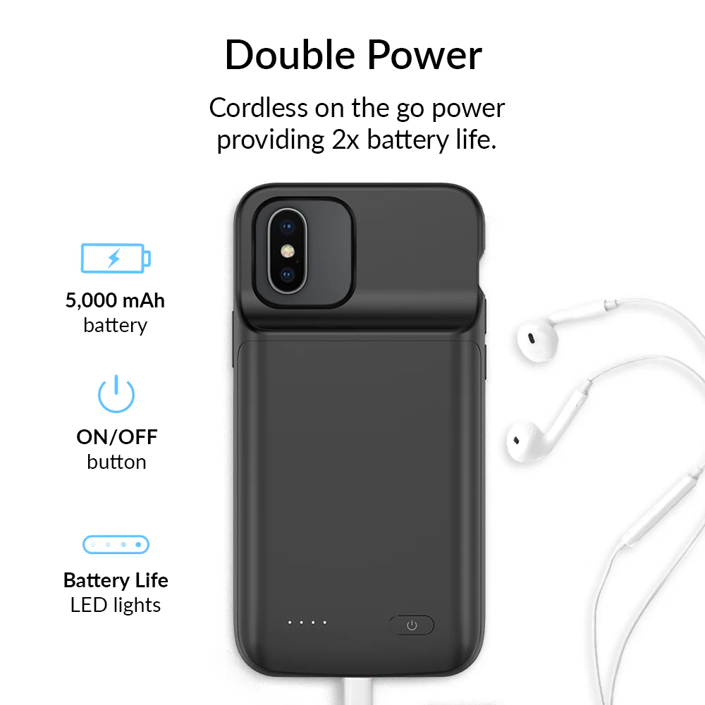Black iPhone Charging Case - Image 8